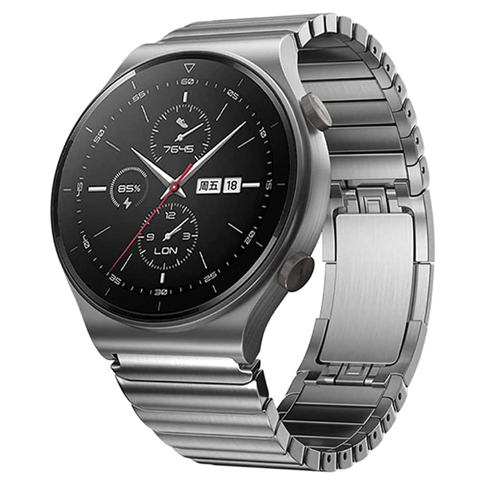For Huawei Watch GT 2 46mm Watch GT 3 Pro 46mm Titanium Steel 22mm Smart Watch Band Universal Quick Release Replacement Strap For Huawei Watch GT 2 46mm Watch GT 3 Pro 46mm Titanium Steel 22mm Smart Watch Band Universal Quick Release Replacement Strap